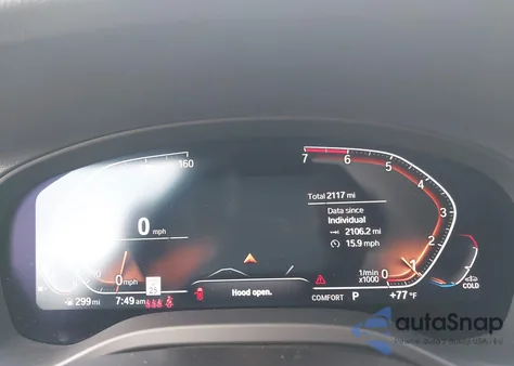 2024 BMW X3 xDrive30I from USA, damaged, VIN WBX57DP04RN292141